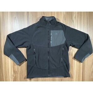 The North Face Jacket Warm Fleece Full Zip Black Mens Size Large High Neck